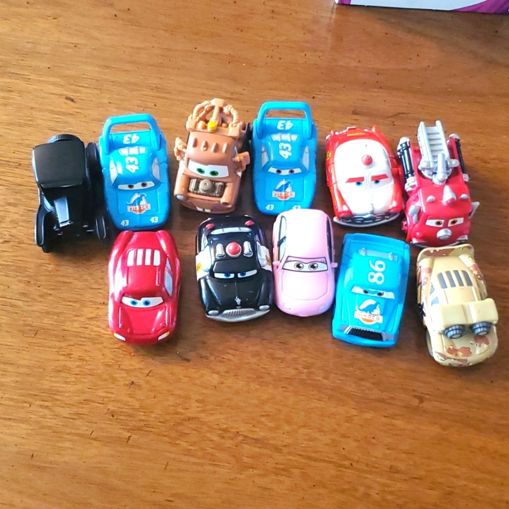 Set of 11 miniatures from Disney movie Cars